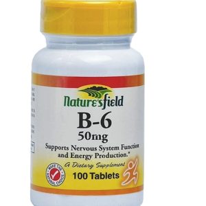 Nature’s Field Vitamin B6 (50mg)